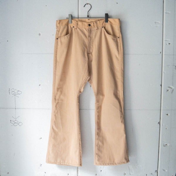 around 1970s 'Sears' beige color flare pants