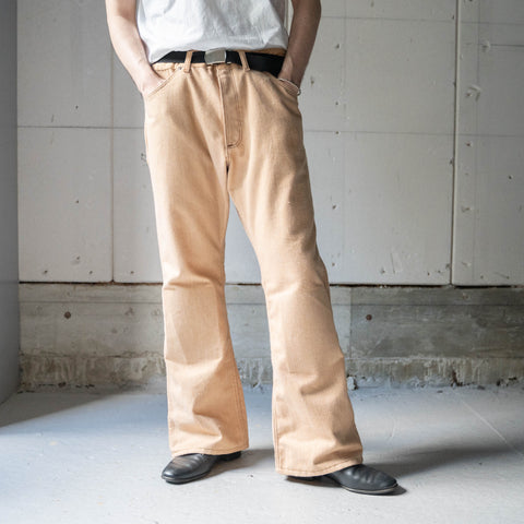 around 1970s 'Sears' beige color flare pants