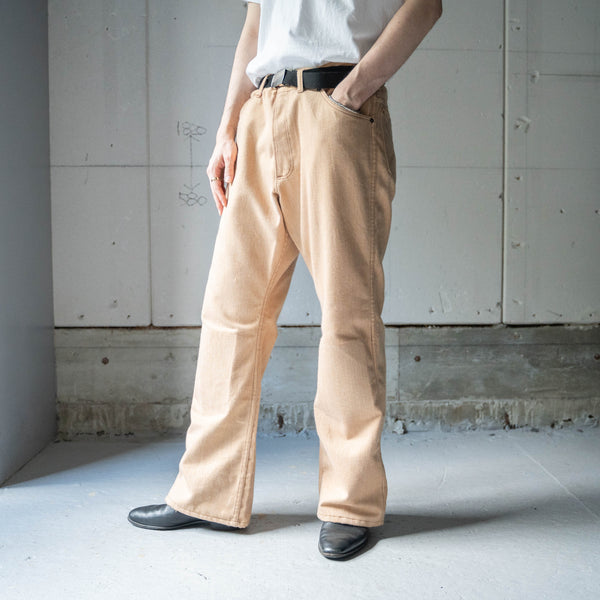 around 1970s 'Sears' beige color flare pants