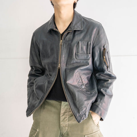 ジャケット・アウター REAKE FRENCH MILITARY PILOT JACKET REAKE FRENCH MILITARY PILOT JACKET | blog | LEATHER TRAMP（レザー