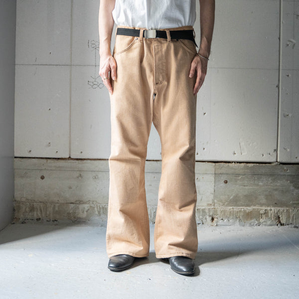 around 1970s 'Sears' beige color flare pants