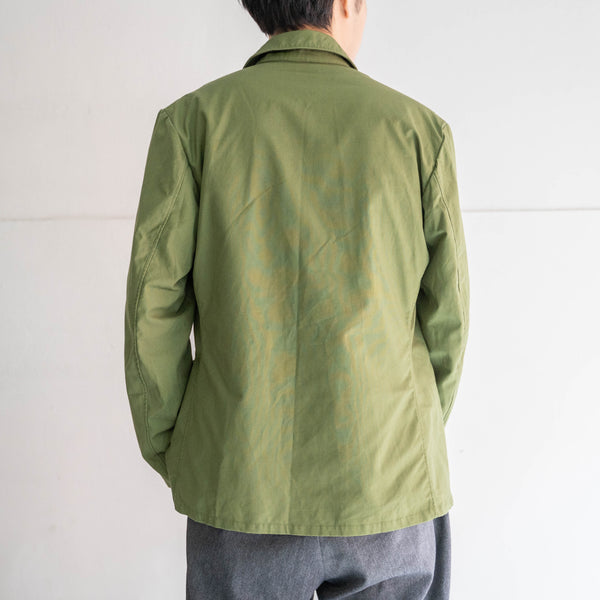 1980s Japan vintage light green military jacket 'dead stock'