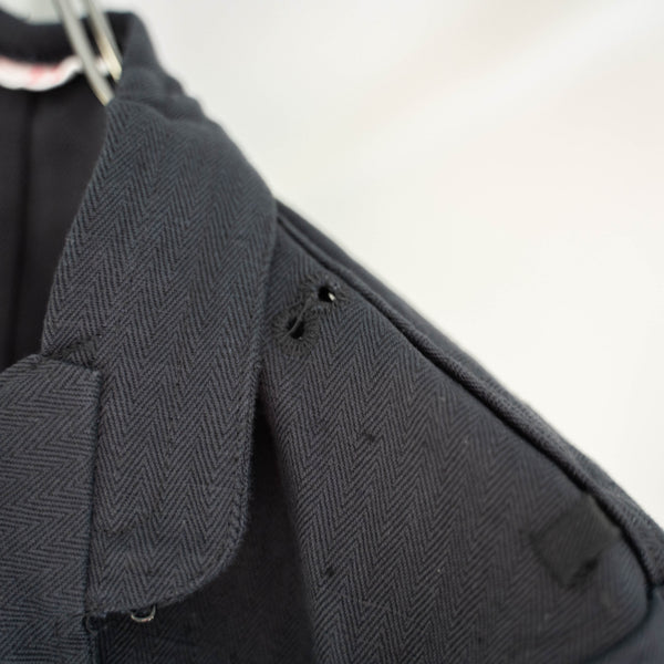 1940s German military gray HBT stand collar jacket 'dead stock'