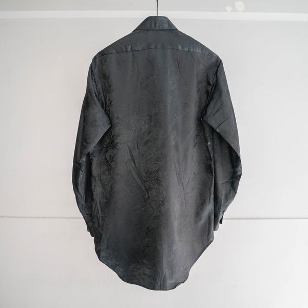 1980-90s black color chinese-design shirt