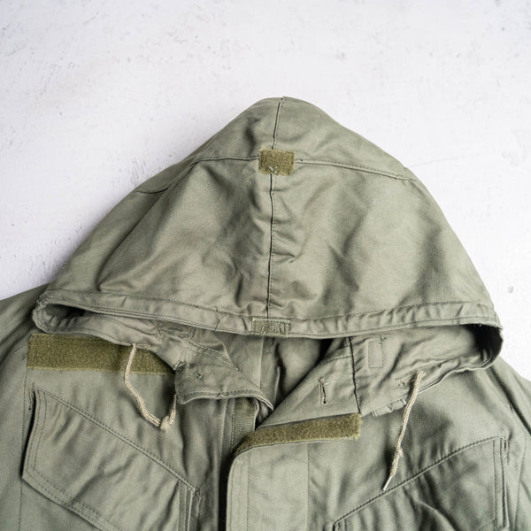 1980s Belgium military M64 hooded coat 'without epaulette''dead stock'