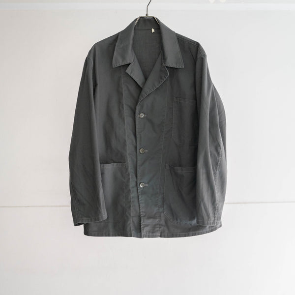 1990-00s Europe military gray work jacket