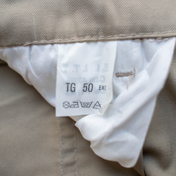 around 1980s Italian military two tuck shorts 'dead stock'　