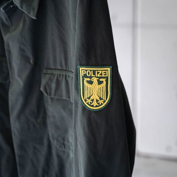 1980-90s Germany police light fabric jacket 'black dyed'