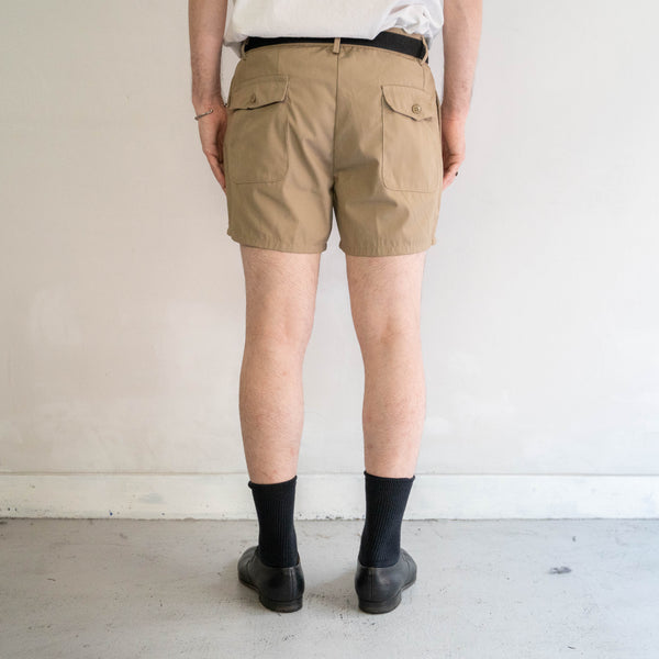 around 1980s Italian military two tuck shorts 'dead stock'　