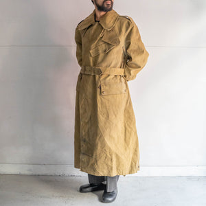 1940s British military dispatch motor cycle coat