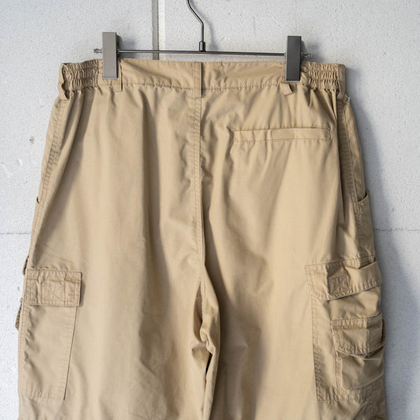 1990s asymmetry design detachable cargo pants
