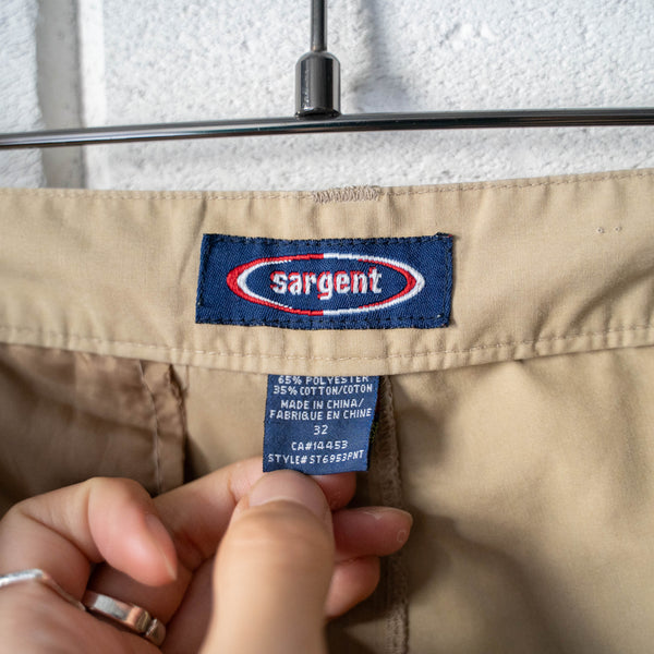 1990s asymmetry design detachable cargo pants