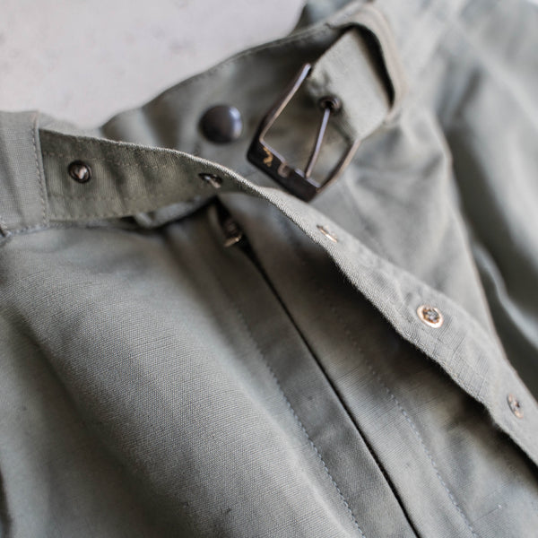 1960-70s Italian military helicopter crew pants -with belt- 'dead stock' -1