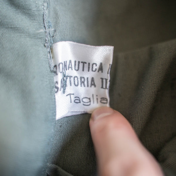1960-70s Italian military helicopter crew pants -with belt- 'dead stock' -1