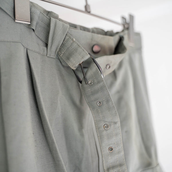 1960-70s Italian military helicopter crew pants -with belt- 'dead stock' -2