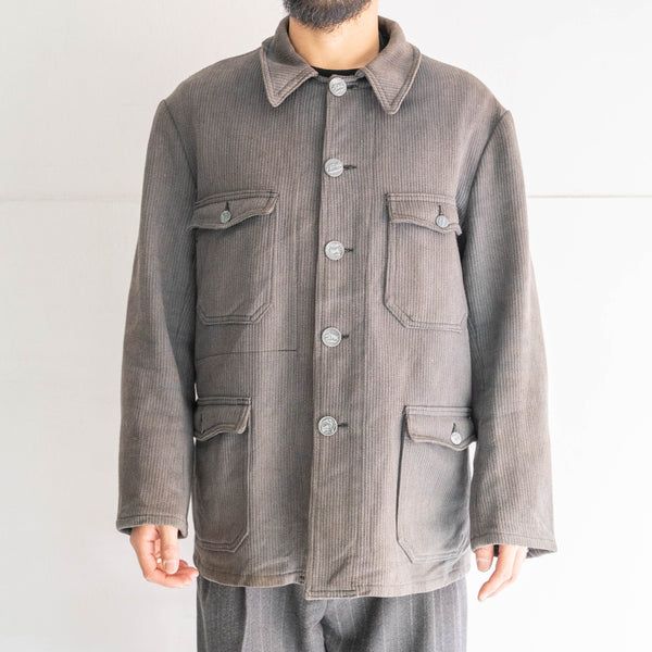 around 1950s France cotton pique hunting jacket 'mint condition'