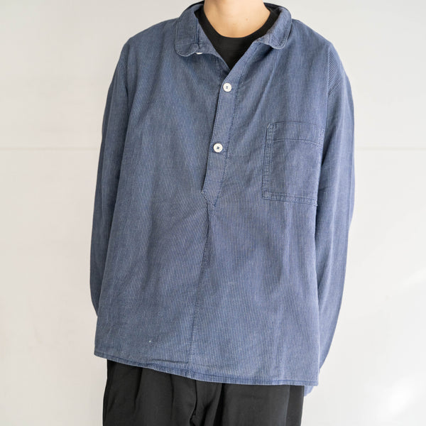 around 1960s Europe stand collar smock shirt jacket