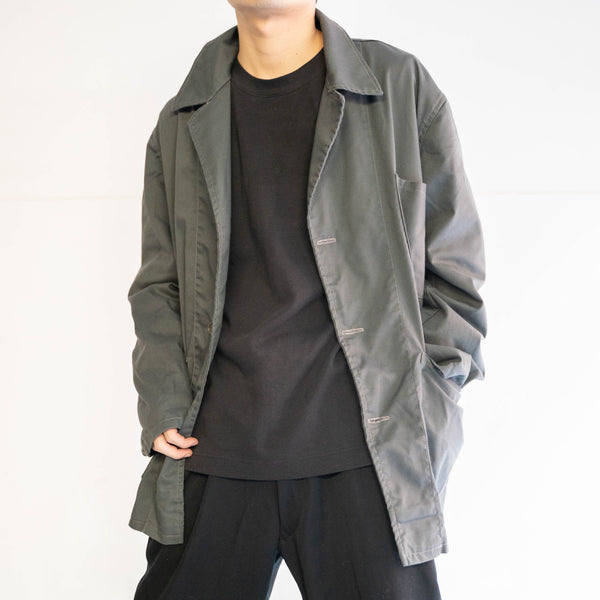 1990-00s Europe military gray work jacket