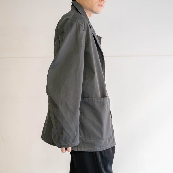 1990-00s Europe military gray work jacket