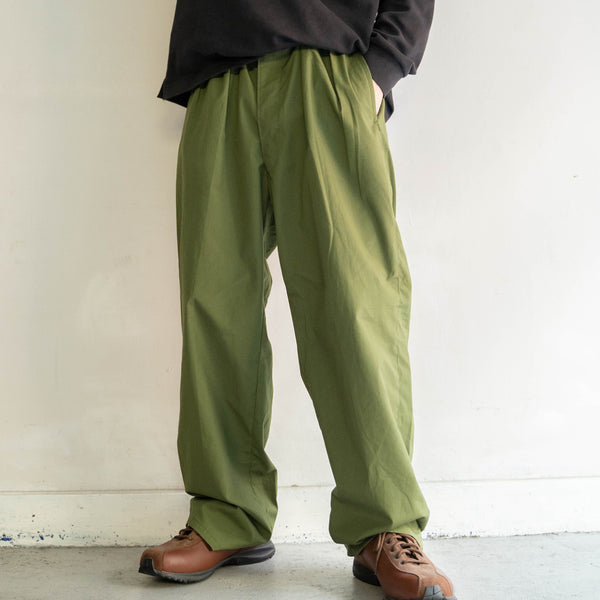 1980s Japan vintage light green military pants 'dead stock'