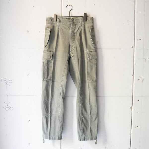 1960s German military german moleskin cargo pants 'with flap pockets'