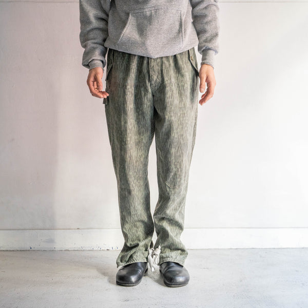 1980s czech military rain drop camo parachute pants