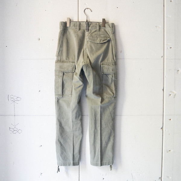 1960s German military german moleskin cargo pants 'with flap pockets'