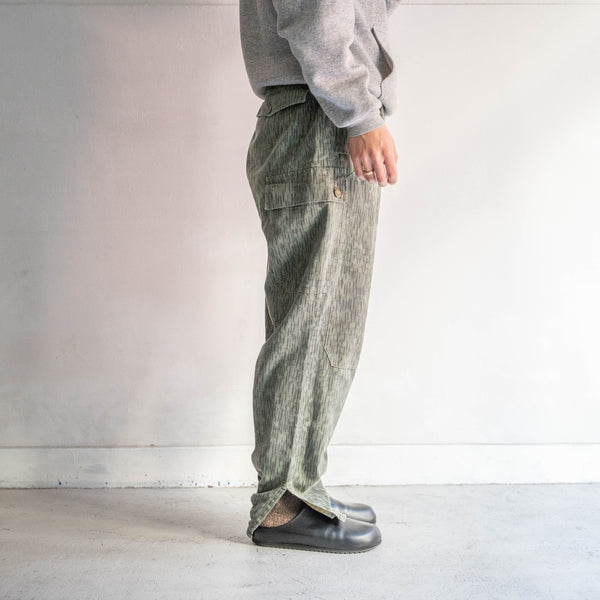 1980s czech military rain drop camo parachute pants