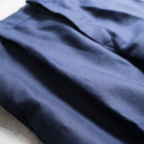 1970s Italy dark navy work pants 'dead stock'
