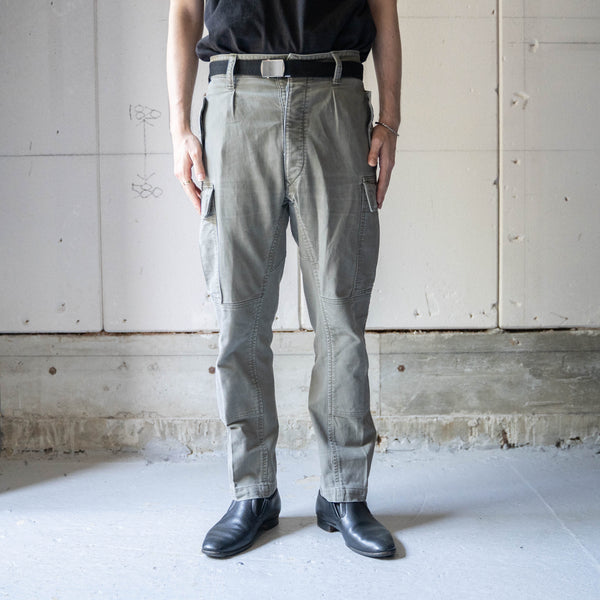 1960s German military german moleskin cargo pants 'with flap pockets'