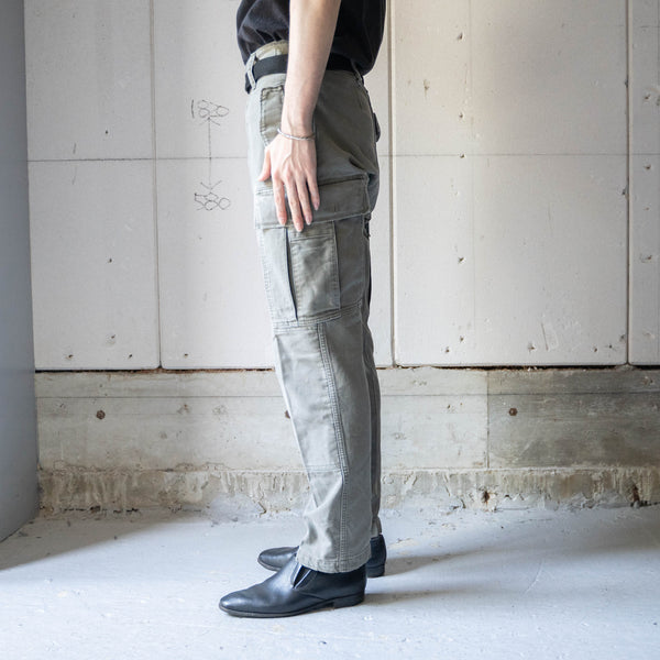 1960s German military german moleskin cargo pants 'with flap pockets'