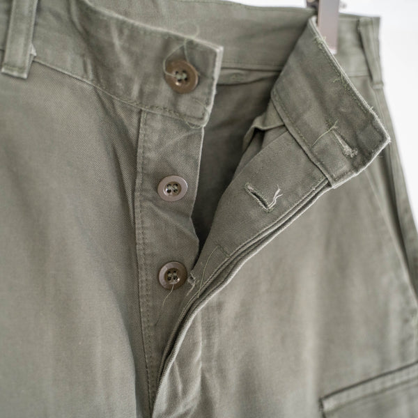 1990s Belgium military one-pocket cargo pants