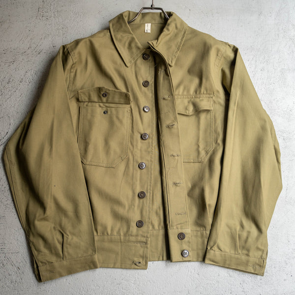1970s Italian military beige short work jacket ‘dead stock’
