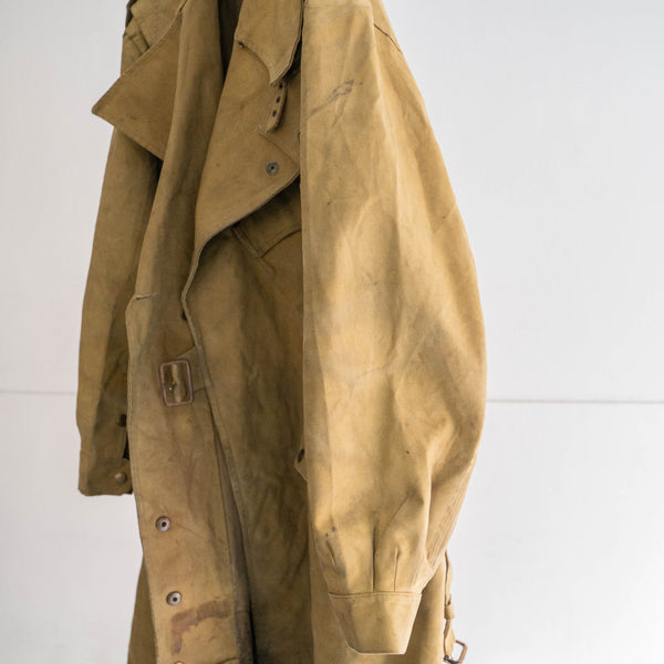 1940s British military dispatch motor cycle coat