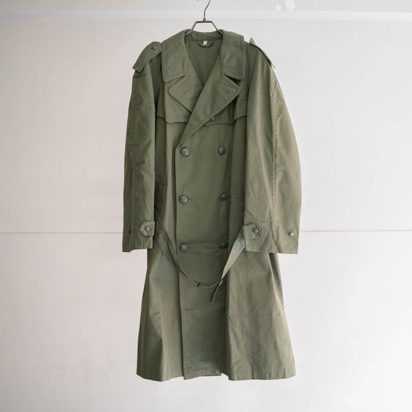 1970s Italian military green trench coat 'mint condition' -2