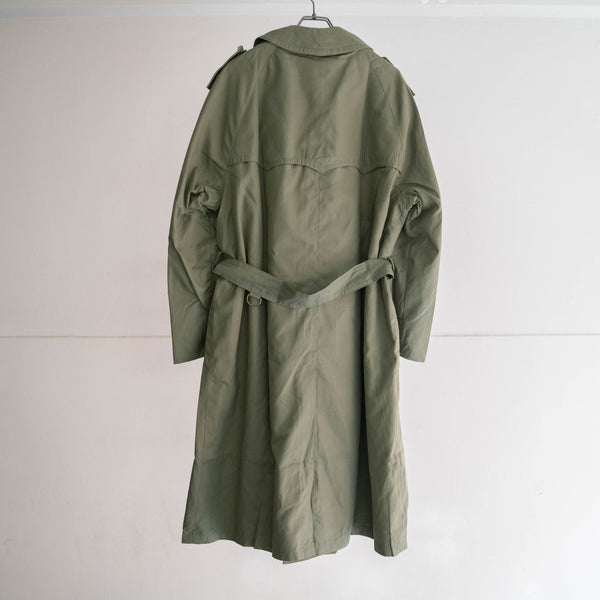 1970s Italian military green trench coat 'mint condition' -2