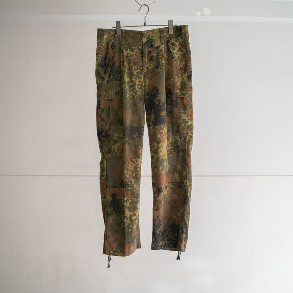 1990s German military camouflage cargo pants -strange type-