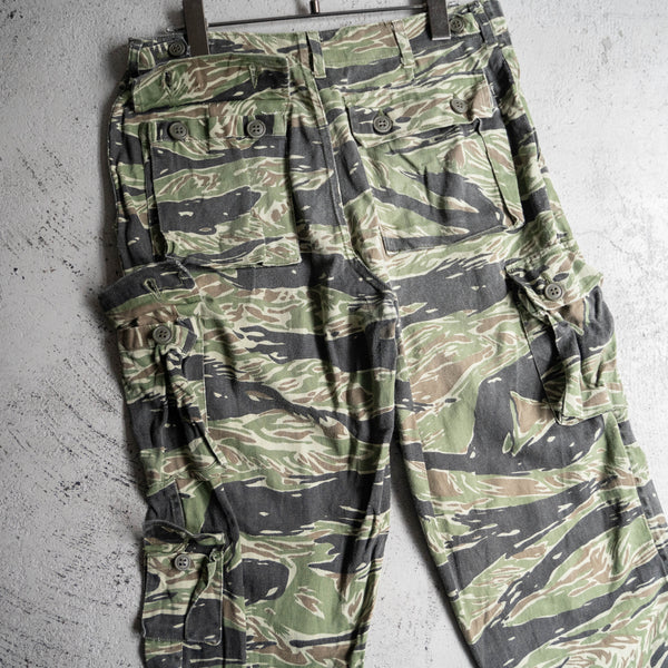1980-90s tiger stripe camo cargo pants