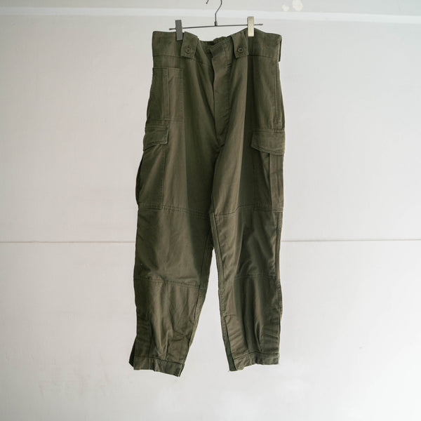 1980s Belgium military cargo pants with magazine pocket
