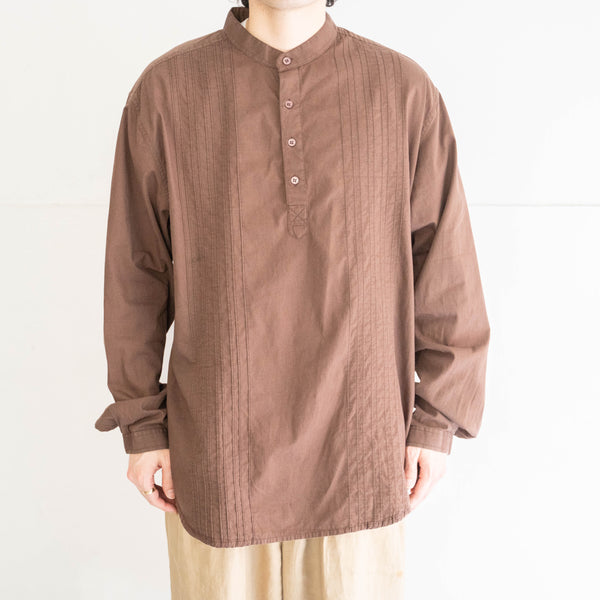 around 1990s Germany brown color smock shirt