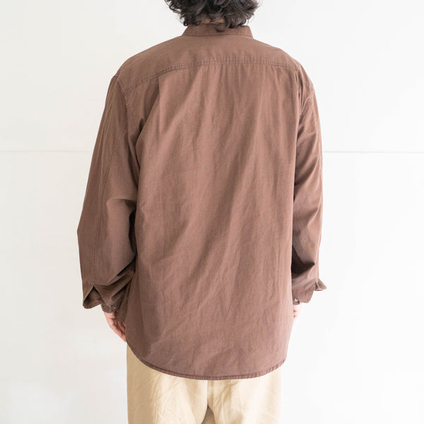 around 1990s Germany brown color smock shirt