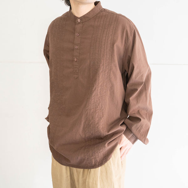 around 1990s Germany brown color smock shirt