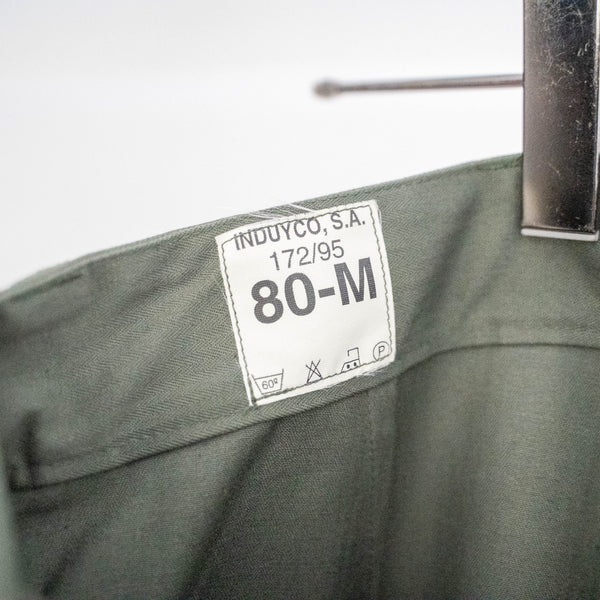 around 1980s French military cargo pants -strange front pocket- 'dead stock'