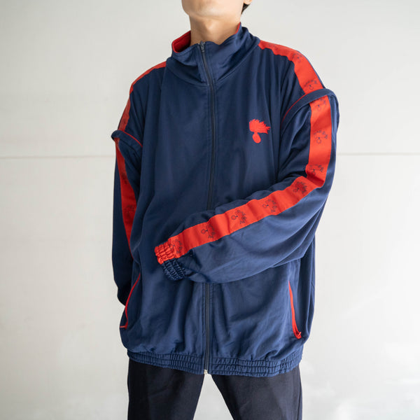 1980-90s France fireman track jacket -detachable arms-