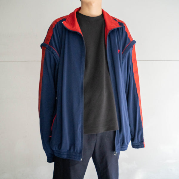 1980-90s France fireman track jacket -detachable arms-