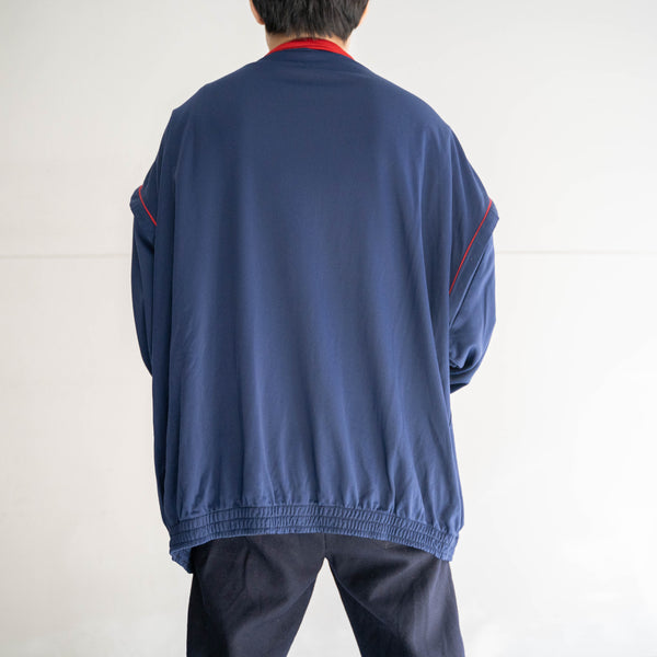 1980-90s France fireman track jacket -detachable arms-