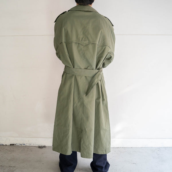 1970s Italian military green trench coat 'mint condition' -2