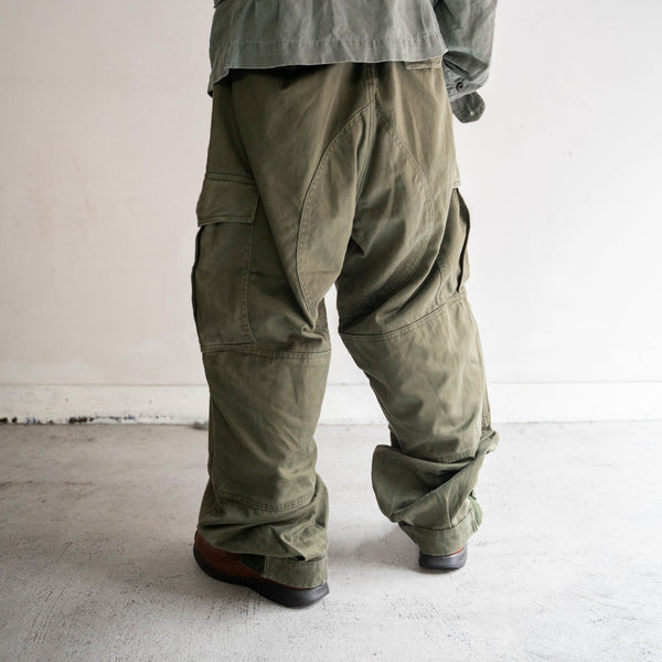 1980s Belgium military cargo pants with magazine pocket