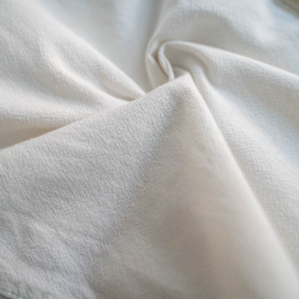 1990s off white cotton 100 no collar smock