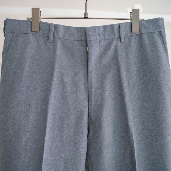 around 1990s Japan vintage pastel blue poly 100 slacks